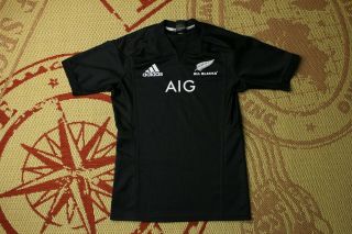 All Blacks Zealand 2016 2017 Rare Rugby Home Jersey Shirt Adidas