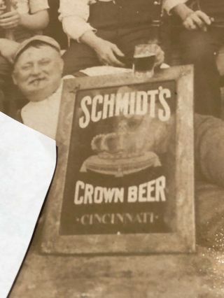Reprint Of Rare Photo Schmidt Brewing Beer Workers W Prepro Sign Cincinnati Ohio
