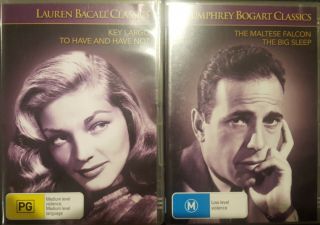 Key Largo To Have And Have Not The Maltese Falcon Big Sleep Rare Dvd Bogart Film