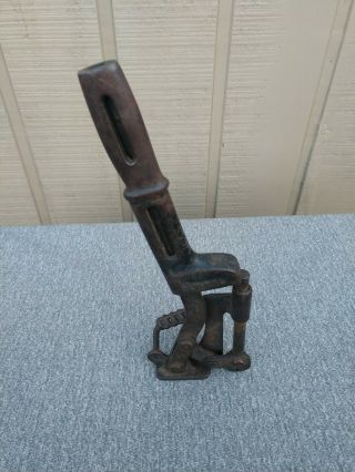 Antique 1892 Samson Cast Iron Nail Puller Tool