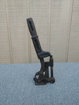 Antique 1892 Samson Cast Iron Nail Puller Tool 2