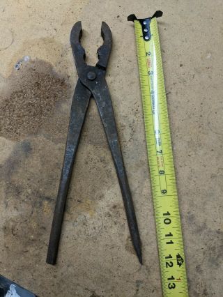Antique Blacksmith Tongs / Pliers