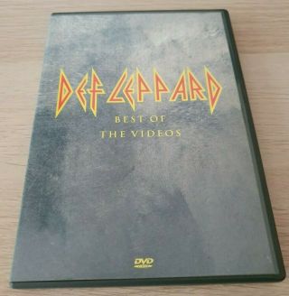 Rare Def Leppard Best Of The Videos Dvd 2004 All Regions Pal Rock Music