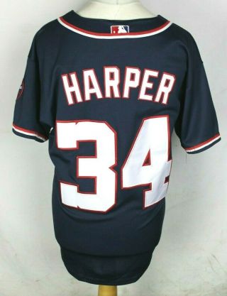 Washington Nationals Baseball Jersey Harper 34 Mens 48 " Majestic Rare