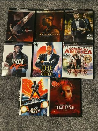 55 Each Slipcovers Only Bluray 4k Ultra Uhd Movies Slip Rare Oop Star Wars