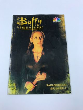 Buffy The Vampire Slayer 2 - Turkish Comic Book - 2000s - Very Rare - Gellar