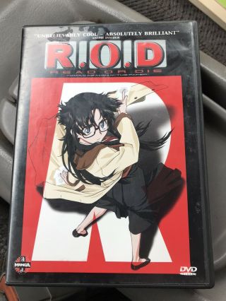 Read Or Die R.  O.  D.  Anime 2003 Rare Release With Poster