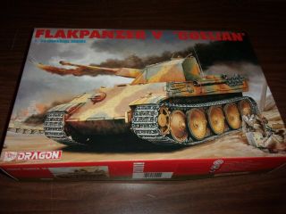 Dragon 1/35 Flakpanzer V Coelian Plastic Model Tank Kit Rare