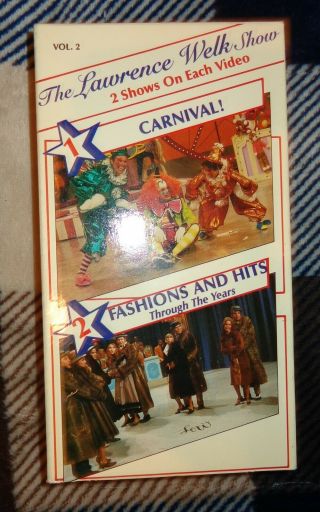 Rare Lawrence Welk Show Vhs Vol.  2 Carnival And Fashions & Hits