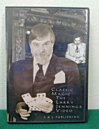 Rare Classic Magic The Larry Jennings Video Dvd Invisible Palm,  Mystery Card (js4)