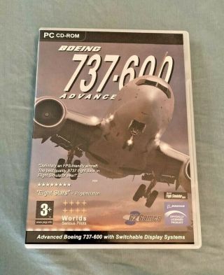 Rare: Pc Cd - Rom Boeing 737 - 600 Advanced Microsoft Flight Simulator 2004 G2 Games