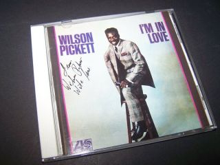 Rare Wilson Pickett Autographed Cd " I 