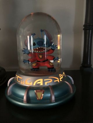 Disney Lilo & Stitch Snowglobe Lightup Rare Globe