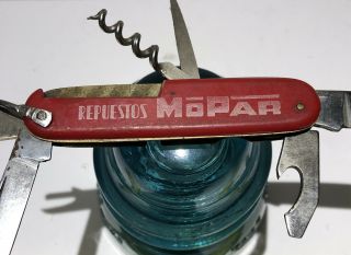 Vintage Pocket Knife Germany Multi Tool Mopar El Automovil Rare