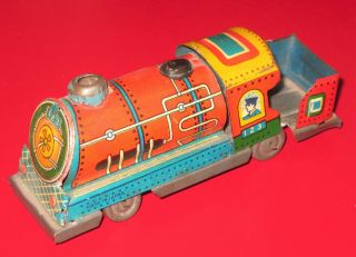 Very Rare Made In Japan Vintage Tin Train