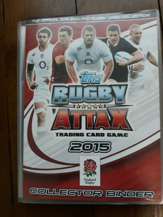 Rare Topps Rugby Attax 2015 Complete Binder Of All 240 Card & Limited Edition