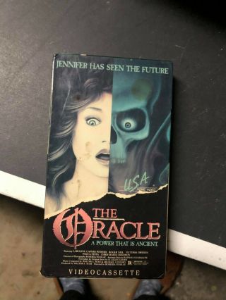 The Oracle Usa Video Horror Slasher Sov Big Box Oop Rare Slip