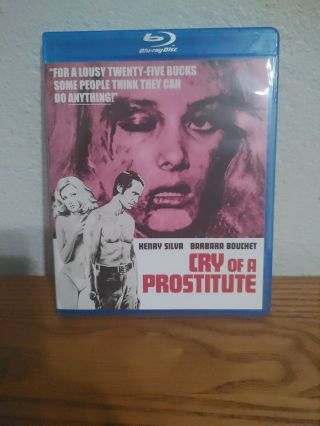 Cry Of A Prostitute Blu - Ray Code Red Rare Oop Henry Silva Barbara Bouchet Horror