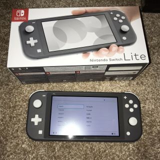 Nintendo Switch Lite - Grey Color - Great Shape,  Rarely Played - Comes With Ac