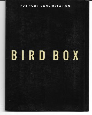 Bird Box Dvd Fyc Authentic Rare Netflix Screener - Stars Sandra Bullock -