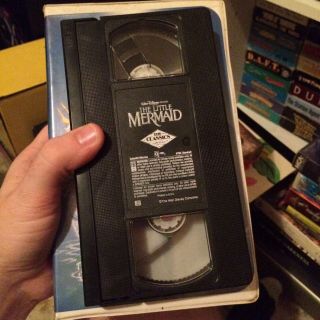 The Little Mermaid VHS Black Diamond Walt Disney Banned Cover Rare 3