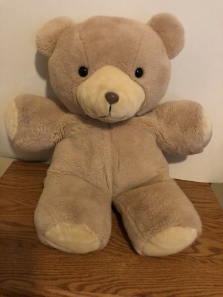 Rare 25” Gerber Precious Plush Toy Tan Bear Made In Korea Euc