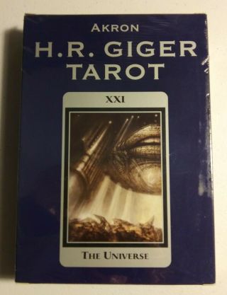 H.  R.  Giger Tarot Of The Underworld Book And Deck Set In Shrinkwrap Rare