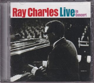 Ray Charles Live In Concert Rare Out Of Print Cd 