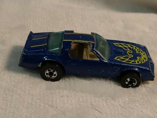 Hot Wheels 1977 “hot Bird” Rare Blue Color Pontiac Trans Am Firebird