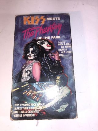 Kiss Meets The Phantom Of The Park (vhs1988) Orig/rare