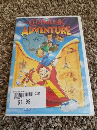 The Chipmunk Adventure (dvd,  2006) Rare,  Oop Alvin & The Chipmunks