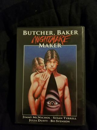 Butcher,  Baker,  Nightmare Maker Aka Night Warning Dvd Code Red Oop Rare Horror