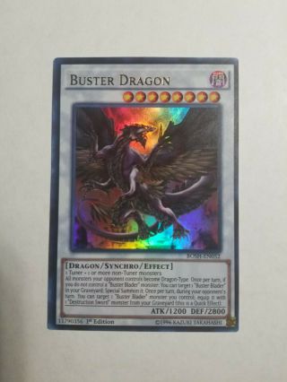 Yugioh Buster Dragon 1st Edition Ultra Rare Bosh - En052