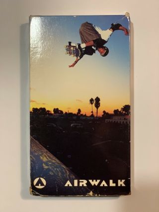 Airwalk Skateboarding Video 1996 Vhs Oop Jamie Mosberg Tony Hawk Rare 90s Skate
