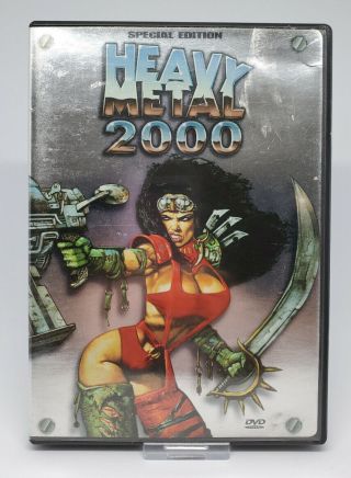 Heavy Metal 2000 Dvd - Special Edition - Silver Cover - Rare - Fast