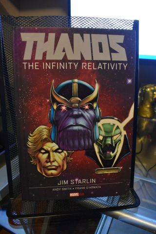 Thanos The Infinity Relativity Marvel Deluxe Ohc Hardcover By Jim Starlin Rare
