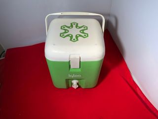 Vtg Rare Usa Igloo Cooler Personal Mini Chest Water