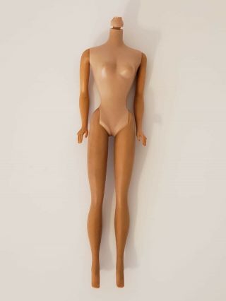 Vintage 1962 Mattel Barbie Doll Midge - Body Only Straight Leg Made In Japan Rare