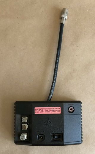 Rare 1982 Atari 5200 Tv Antenna Switch Box: Four (4) Port Model Vg
