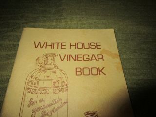 Rare White House Vinegar Bottle Identifying Pictorial Booklet - Paper Labels - 2