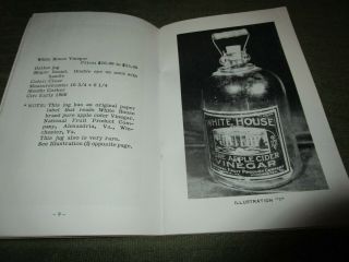 Rare White House Vinegar Bottle Identifying Pictorial Booklet - Paper Labels - 3