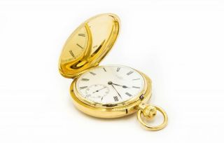 Rare Hunting Case Minute Repeater Pocket Watch By Dent,  No.  30.  718 3
