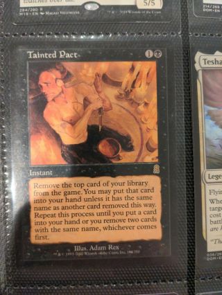Tainted Pact - Mtg Odyssey Ody Magic: The Gathering Card Nm/sp - Commander