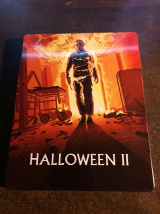 Halloween Ii Limited Edition Steelbook Blu - Ray Oop/rare/htf Scream Factory