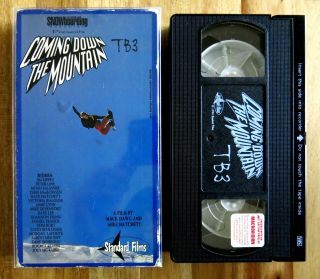 Vintage Rare Snowboard Video Vhs Tb3 Coming Down The Mountain 1993 Standard Film
