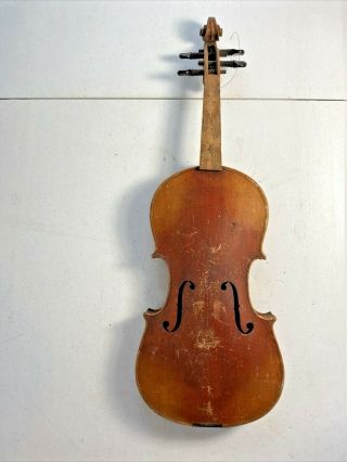 Early 20th Century Antique Finely Made Violin - Needs Restore 3