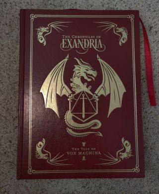 Critical Role Chronicles Of Exandria Vol 1 The Tale Of Vox Machina Deluxe - Rare