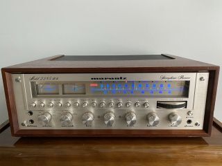 Vintage Marantz 2285 Bd Stereo Receiver With Wood Case Rare