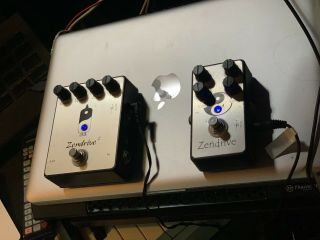 Hermida Audio Zendrive And Zendrive 2 Rare Vintage Both Pedals And Near Wow