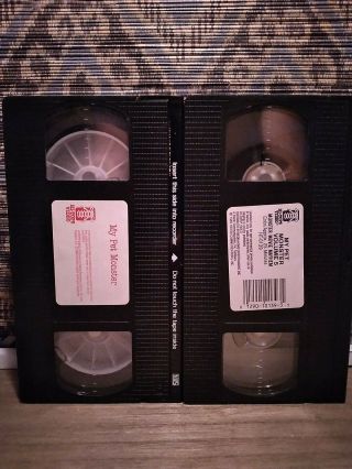MY PET MONSTER A Live Action and Volume 5 Monster Movie Hi - Tops Video RARE 2 VHS 2